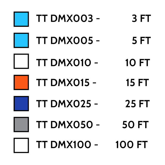 True DMX 3 Pin Cable