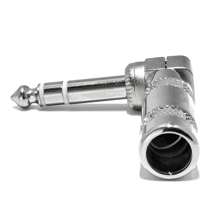1/4" Stereo Right Angle Connector