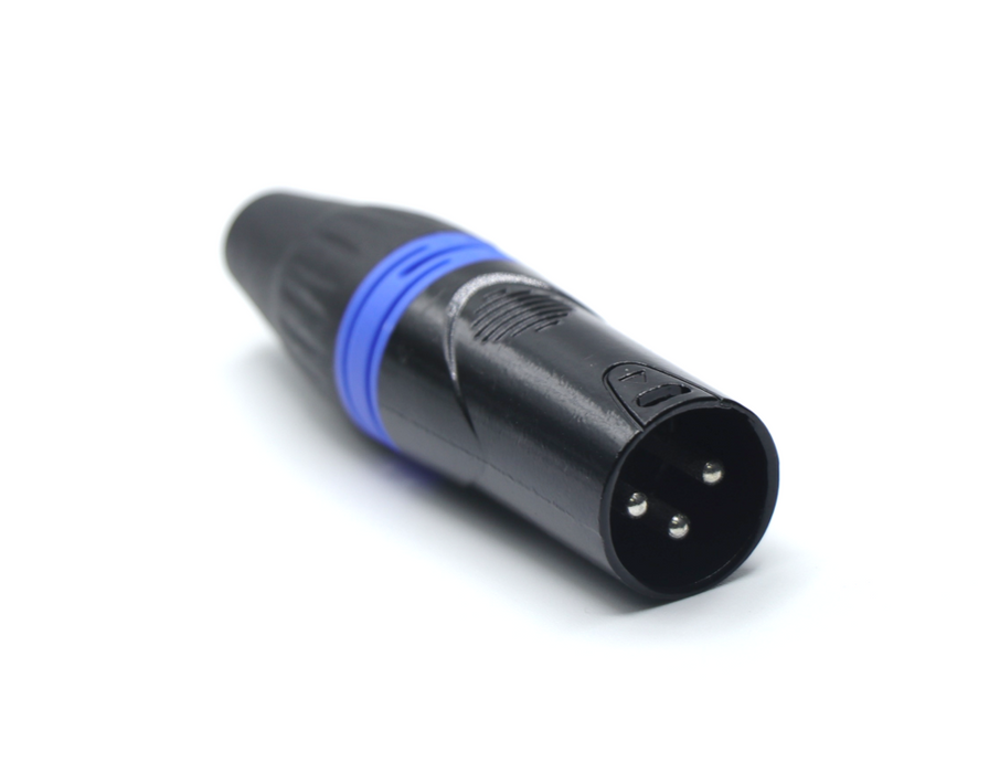 XLR Male with Blue Ring