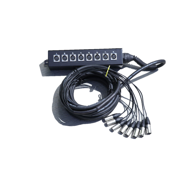 30' 8 Channel XLR Audio Snake with Box