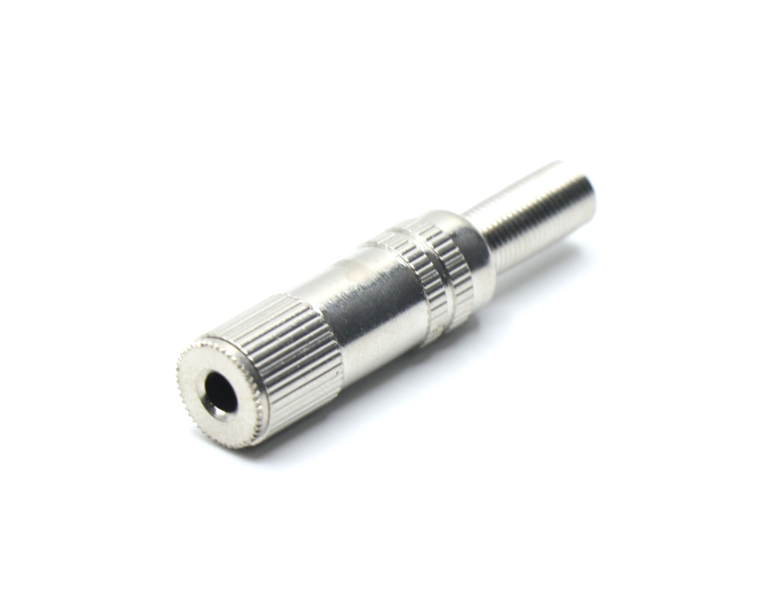 3.5mm Mono Female Connector with Spring Sleeve