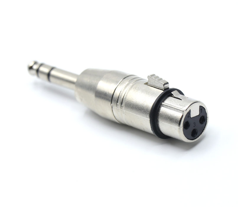1/4" Stereo to XLR Female Adapter