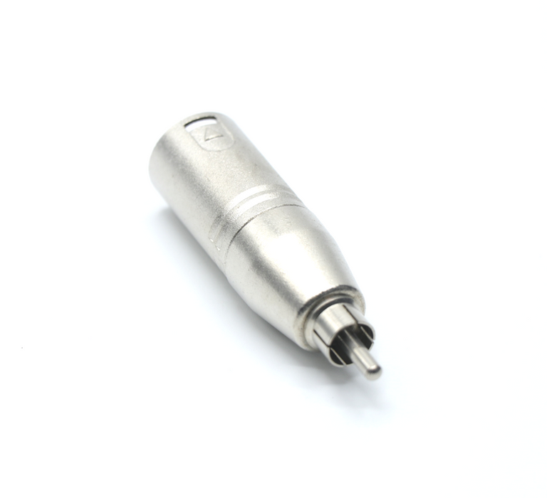 XLR Male to RCA Male Adapter