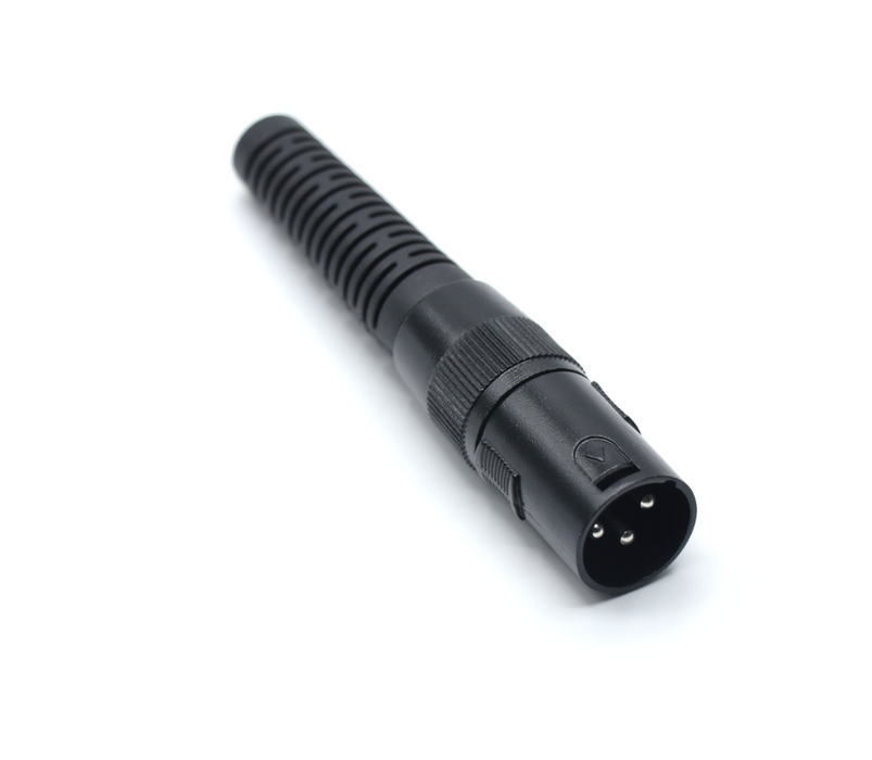XLR Male Connector with Long Boot