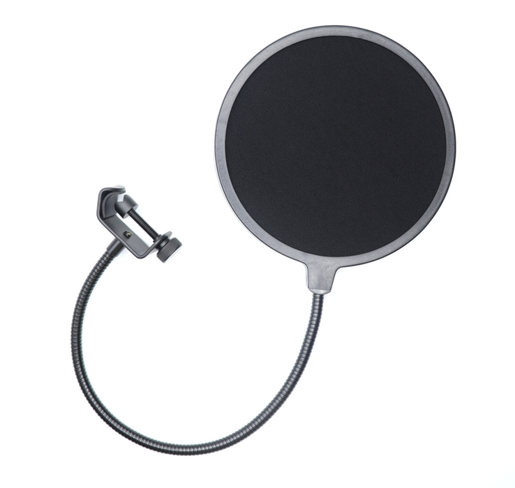 Windscreen/Pop Filter with Clamp