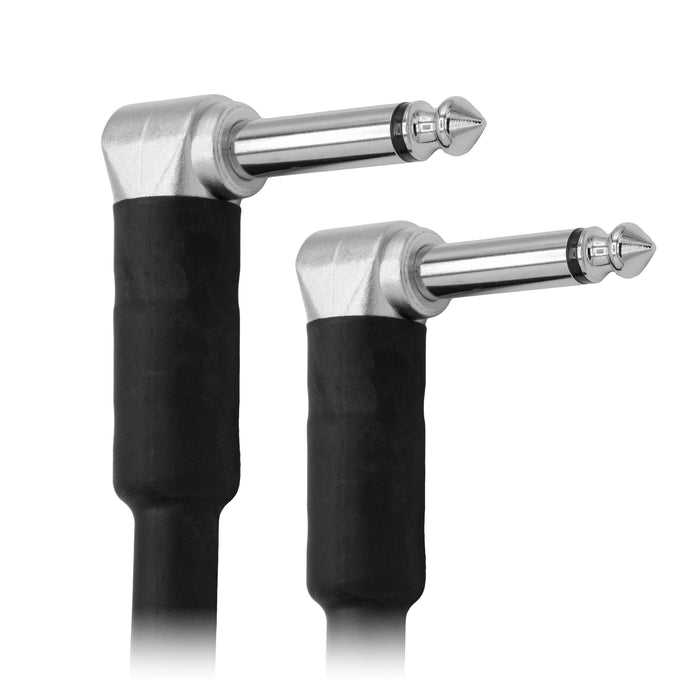 1/4" Mono Right Angle to Right Angle Guitar Cable
