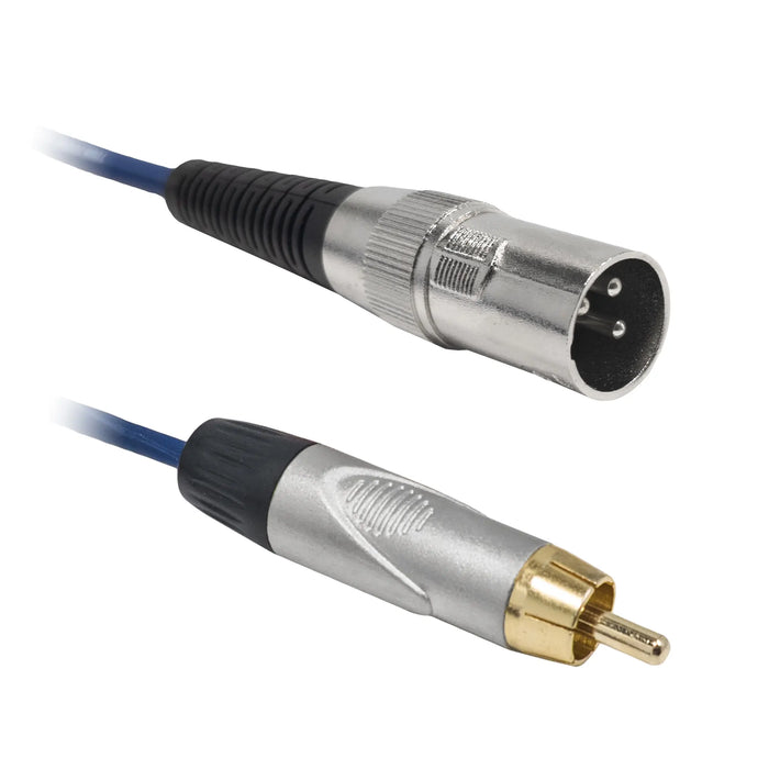 XLR Male to RCA Male Un-Balanced Cable