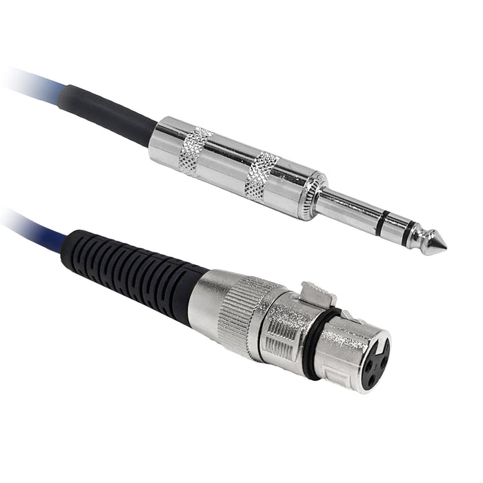 1/4" Stereo to XLR Female Patch Cable